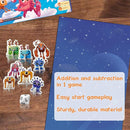 Cloud Hoppers Addition and Subtraction Game - Fun Math Board Game for 6-8 Year Olds, Easy to Play Educational Game for Kids at Home, Perfect STEM Toy Gift for Girls & Boys, Grade 1 & Up by TinyTreasures Baby Boutique