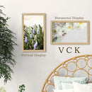 VCK 14x24 Oak Wood Frame for Picture, Natural Solid Wood Photo Frames 3 Pack, Wall Gallery Frame by CozyNest Decor