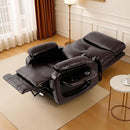 Dual Motor Power Lift Recliner Chair for Adult & Elderly, Infinite Position Lay Flat Lift Chair with Heat & Massage, Cup Holder, Lumbar Pillow, Wireless Charger, USB Ports, Leather (Brown) by CozyNest Decor