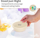 Re-Play 12 Oz. Toddler Bowls for Snack and Everyday Dining - Dishwasher and Microwave Safe - Made in USA - Set of 3-5.75" x 5.75" x 2" - Beach Baby by TinyTreasures Baby Boutique