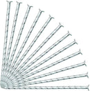 50/100/150 Pack 6" Solid Galvanized Non-Rust Metal Garden Stakes Spiral Landscape Edging Anchors for Paver Edging, Gardening, House Construction, etc (150) by CozyNest Decor