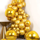 130pcs Metallic Gold Balloons Different Sizes 18" 12" 10" 5" Party Latex Balloons for Birthday Graduation Baby Shower Wedding Anniversary New Year Party Decorations by CozyNest Decor