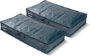 CleverMade Under Bed Storage Bag - Collapsible Storage for Shoes and Clothes Easy Use - Heavy Duty Utility Bag Home by CozyNest Decor