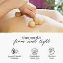 tuuli Accessories – Back Massager with Smooth Ball Rollers, Multi-Functional Back Roller, Neck Massager, Eases Muscle Tension and Supports Skin Health, Muscle Roller 7 x 3 inches by CozyNest Decor