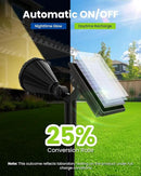 Solar Spot Lights Outdoor Waterproof, Flag Pole Light Solar Powered Halloween Lights, Landscape Lighting Spotlights for Tree, House, Yard, Garden, Christmas Decorations-4 Pack Warm White by GreenHaven Gardens
