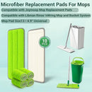 10Pcs Mop Replacement Pads,Compatible with Libman Rinse 'n Wring Mop Universal Mop Pads Mop Head Refills Washable Wet Mop,Compatible with Most 11-13” Size Mops by CozyNest Decor