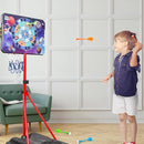 Meland Kids Basketball Hoop - Adjustable Height 2.9ft-6.2ft Toddler for Kids, Goal Indoor & Outdoor Toys Backyard Outside Boys Age 3 4 5 6 7 8 Years Gift by TinyTreasures Baby Boutique