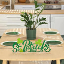 COCHIE Metal St. Patrick's Day Sign, St Patricks Day Decorations for Home, Office, Shelf, Mantel, Indoor, Shamrock Decoration, Saint Patrick Day Decor (Shamrock) by CozyNest Decor