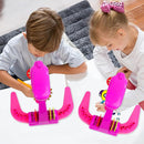 Kids Projection Drawing Toy,Smart Drawing Projector Toys，Trace and Draw Projector for Kids,with 32cartoon patters and 12color Brushes, Kid Learn to Draw and Sketcher (Pink) by TinyTreasures Baby Boutique