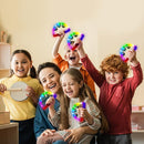 Aywewii LED Tambourine, Light Up Toys Handheld Musical Flashing Tamborine Sensory Toys Autism Toys Party Supplies for Birthday Anniversaries Gifts for Kids Adults Teens (6 Pack) by TinyTreasures Baby Boutique