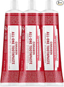 Dr. Bronner’s All-One Toothpaste– Cinnamon, 5 oz, 3-Pack– Fluoride-Free Toothpaste for Adults, SLS-Free, 70% Organic & Natural Ingredients, Vegan, Helps Freshen Breath, Reduce Plaque, Whiten Teeth by CozyNest Decor
