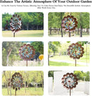 Wind Spinner Outdoor Garden Decor, Wind Spinners for Yard and Garden, 84 inch Copper Wind Sculptures & Spinners for Yard Decorations - Larger Spinners by GreenHaven Gardens