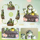 Funny Frog Statues For Garden - 7'' Mothe & Sons Solar Frog Garden Decor Frog Garden Statue For Yard Patio porch Lawn Birthday Christmas Thanksgiving Housewarming Frog Gifts For Women Mother. by CozyNest Decor