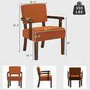 Accent Chair, Living Room Chairs Oversized with Soft Seat and Armrests for Dinning, Bedroom, Reading and Waiting Rooms by CozyNest Decor
