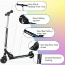 BELEEV V2 Scooters for Kids with Light-Up Wheels & Stem & Deck, 2 Wheel Folding Scooter for Girls Boys, 3 Adjustable Height, Non-Slip Pattern Deck, Lightweight Kick Scooter for Children Ages 3-12 by TinyTreasures Baby Boutique