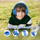 EarFun K4NC Active Noise Cancelling Headphones for Kids, 120H Playtime, 74/85/94dBA Volume Limited, Kids Bluetooth Headphones with Mic, Bluetooth 5.4, Stereo Sound Kid Headset for School/Home/Travel by TinyTreasures Baby Boutique