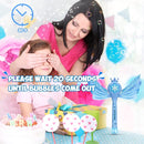 Bubble Machine for Kids, Automatic Electric Frozen Toys for Girls Princess Bubble Wand Maker Blower, Musical&Light Up Bubble Toys for Toddlers Outdoor, 3 4 5 6 7 8 Year Old Gifts by TinyTreasures Baby Boutique