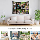 Custom Tapestry For Wall Bedroom Custom Backdrop Personalized Image Text Photo Customized Funny Tapestry Banners And Signs Mother's Day Horizontal Tapestrys by CozyNest Decor