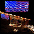 MUYUN American Flag String Lights, 420 LED USA Flag Net Light Waterproof Patriotic Lights for Party Home Decor July 4th Decorations Independence Day by GreenHaven Gardens