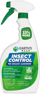 Earth's Ally Insect Control for Plants Ready-to-Use 24 oz | Safe Outdoor & Indoor Plant Insecticide, Spider Mite, Aphid & Mealybug Killer - Effective Spray for Organic Garden & Household Plants by GreenHaven Gardens
