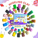 Air Dry Clay 56 Colors, Modeling Clay for Kids, DIY Model Magic Clay, Molding Clay Kit with Sculpting Tools, Non-Sticky Soft and Super Light, Arts and Crafts Gift for Boys Girls Kids. by TinyTreasures Baby Boutique