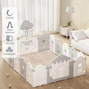 ACOMOPACK Baby Play Mat for Floor 1.3" Thick Memory Foam Play Mat 39"×59" Tummy Time Crawling with Non-Slip Bottom for Living Room,Nursery,Soft Velvet Playpen Mats for Kids,Infants（Beige） by CozyNest Decor