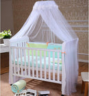 STOBOK Mosquito Net for Bed, Bed Canopy for Girls King Canopy Bed Curtains Elegant Dome Bed Netting Infant Mosquito Net Crib Bed Canopy Breathable See Through Mosquito Netting (White) by TinyTreasures Baby Boutique