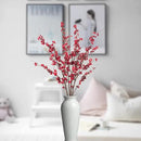 4Pcs Cherry Blossom Branches Artificial Flowers for Spring Summer Indoor Decoration,Faux Long Stem Artificial Flowers for Wedding Home Office Bedroom Party Table Centerpieces Decor(Red) by CozyNest Decor