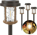 XMCOSY+ Solar Garden Lights Waterproof - 20 LM Solar Pathway Lights, Water Lens Glass Outdoor Lighting for Garden Yard Walkway Driveway Landscape (Warm White) by GreenHaven Gardens