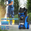 Pressure Washer with 4 Quick Connect Nozzles,Inlet Hose & Filter, Foam Cannon for Cars/Fences/Driveways Cleaning by GreenHaven Gardens