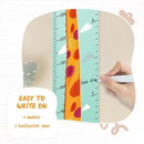 Customize Name Kids Height Chart for Wall, Giraffe Growth Chart for Wall, Kids Growth & Measuring Chart in Inches, Fun & Stylish Height Tracker for Children, Nursery Decor Essentials by TinyTreasures Baby Boutique
