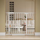Wide Baby Gate for Stairs Doorways Pressure Mounted Baby Gate Walk Through Child Gates for Kids or Pets Indoor Safety Gates 34 to 38.5 Inch Wide by TinyTreasures Baby Boutique