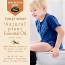 Clean-n-Fresh Toilet Spray 6.8 Fl.Oz, Vanilla Scent, Natural Plant Essential Oil Air Freshener & Odor Eliminator by CozyNest Decor