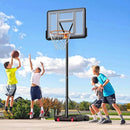 IGL Portable Basketball Hoop, 5.6-10FT Adjustable Basketball Goal System, 44 Inch Outdoor Basketball Hoop & Goals for Kids, Youth, and Adults in The Backyard, Driveway with PC Backboard by TinyTreasures Baby Boutique