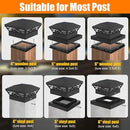 T-SUN Solar Powered Post Cap Lights Outdoor Waterproof for 4x4/5x5/6x6 Wooden/Vinyl Fences - Adjustable Warm/Cool White Modes for Deck, Mailbox, Garden, Porch, Patio, and Decorative Accents (6 Pack) by GreenHaven Gardens