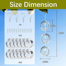 12 PCS Stainless Steel Bird deterrents for Outside,3D Bird Scarer Discs Set Pigeon Deterrent,Bird reflectors to Keep Birds Away Woodpecker Deterrent for House,Crow Deterrent by GreenHaven Gardens