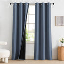 NICETOWN Bedroom Curtains 84 Inches Length, 100% Blackout Drapes Thermal Insulated with Grommet for Living Room Office Privacy Darkening Curtain, 2 Panels, 42 x 84 Inch, Stone Blue by TinyTreasures Baby Boutique