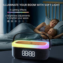 LOVME Alarm Clock Bluetooth Speaker for Bedroom, Bluetooth Stereo Sound Speaker, Fast 15W Wireless Charger, Dimmer, Night Light for Heavy Sleepers, Gift Set, Bedside(Black) by TinyTreasures Baby Boutique