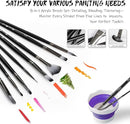 LEYEMO Acrylic Art Set, Paint Set, Painting Kit, Acrylic Paint Sets for Kids, Canvas Set with 18 Acrylic Paints, 8 Painting Brushes, Art Supplies for Kids, Adults, Beginners by TinyTreasures Baby Boutique