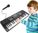 M SANMERSEN Kids Piano Keyboard, Piano for Kids with Microphone Portable Electronic Keyboards for Beginners 37 Keys Musical Toy for 3/4/5/6 Year Old Girls Boys by TinyTreasures Baby Boutique