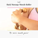 tuuli Accessories – Back Massager with Smooth Ball Rollers, Multi-Functional Back Roller, Neck Massager, Eases Muscle Tension and Supports Skin Health, Muscle Roller 7 x 3 inches by CozyNest Decor