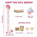 Personalized Name Growth Chart for Kids, Unicorn Wooden Wall Decor Growth Chart, Wall Decor for Kids Room, Wooden Growth Chart for Wall and Nursery Medical Office Toddler Playroom by CozyNest Decor