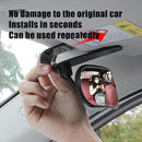 Car Rearview Mirror Rear View Mirrors for Baby 360 Adjustable Automotive Interior Mirrors Cars Mirror Rear Facing Kids Observing (Clip Base) by TinyTreasures Baby Boutique