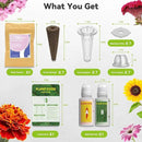inbloom Fragrant Bouquet Seed Pod Kit for AeroGarden, iDoo, Ahopegarden, GARDENCUBE, 7 Pods (350+ Flower Seeds with Sunflower, Petunia, Mexican Marigold, Cockscomb, French Marigold, Dahlia) by GreenHaven Gardens