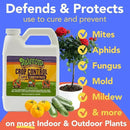 Trifecta Crop Control Super Concentrate All-in-One Natural Pesticide, Fungicide, Miticide, Insecticide, Help Defeat Spider Mites, Powdery Mildew, Botrytis, Mold, and More on Plants 4 OZ by GreenHaven Gardens