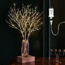 Fudios Lighted Branches 150 LED Fairy Lights with Timer 32in Plug in, Electric Lit White Birch Twigs for Vase Christmas Inside Outside Decor 1 Set by CozyNest Decor