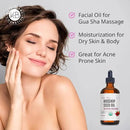 Kate Blanc Cosmetics Rosehip Oil for Face & Softer Glowing Skin (1oz, Organic, Pure, Cold Pressed) Rosehip Seed Face Oil for Facial & Gua Sha Massage by CozyNest Decor
