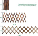 Wooden Lattice Wall-Expandable Plant Garden Trellis for Climbing Plants Outdoor Air Plant Vertical Rack Wall Decor for Room Patio by GreenHaven Gardens
