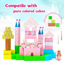 64 Pcs Magnetic Blocks-Princess Castle Collection World,Magnetic Building Blocks for 3+ Year Old Boys & Girls, Creative STEM Sensory Toys,Christmas Birthday Gifts for Kids Ages 3-8 by TinyTreasures Baby Boutique