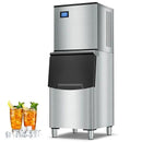 Large Commercial Ice Maker Machine: 500lbs/24H Production, with 350lbs Ice Storage Bucket, 156 Ice Cubes in 6-15 Mins - Stainless Steel Industrial Ice Maker for Restaurant, Bar, Cafe, Commercial Use by CozyNest Decor